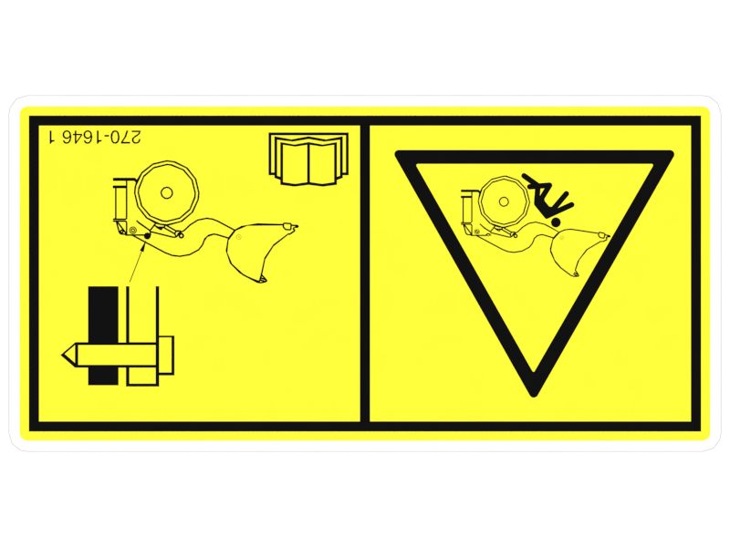 НАКЛЕЙКА ПРЕДУПРЕЖДЕНИЕ CR