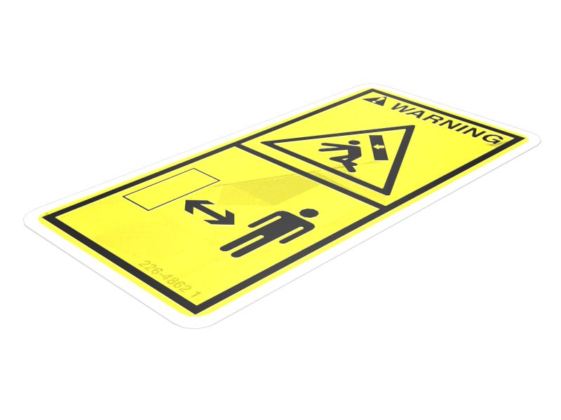 226-4862: НАКЛЕЙКА ПРЕДУПРЕЖДЕНИЕ CR