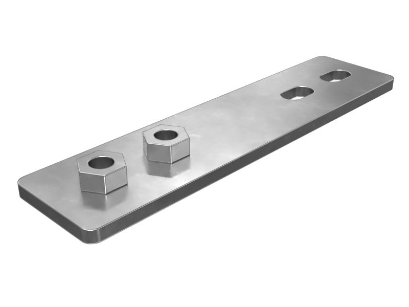 511-0867: 6mm Thick Handrail Mounting Plate 511-0867 Caterpillar