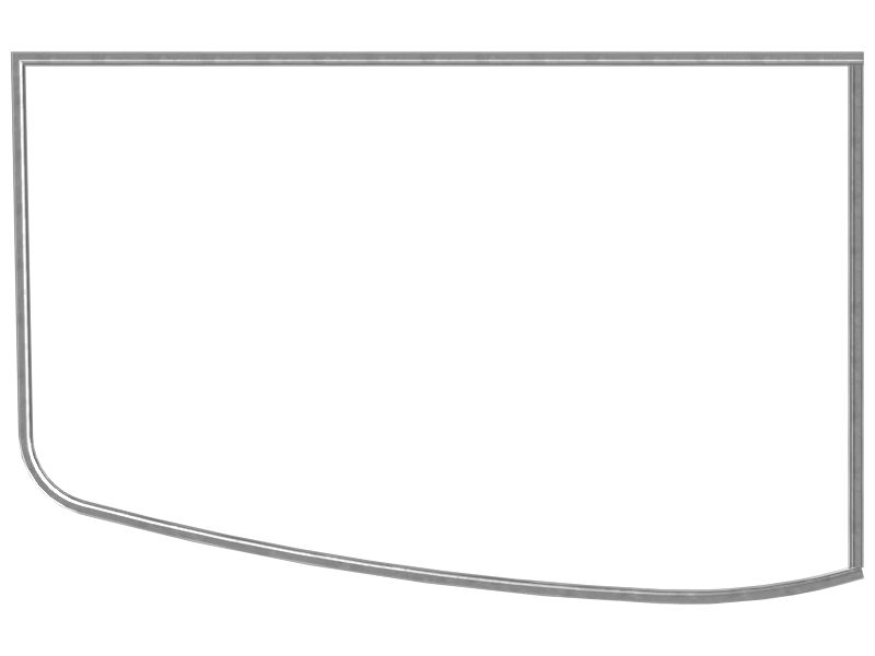 Cabin Door Glass Seal Kit