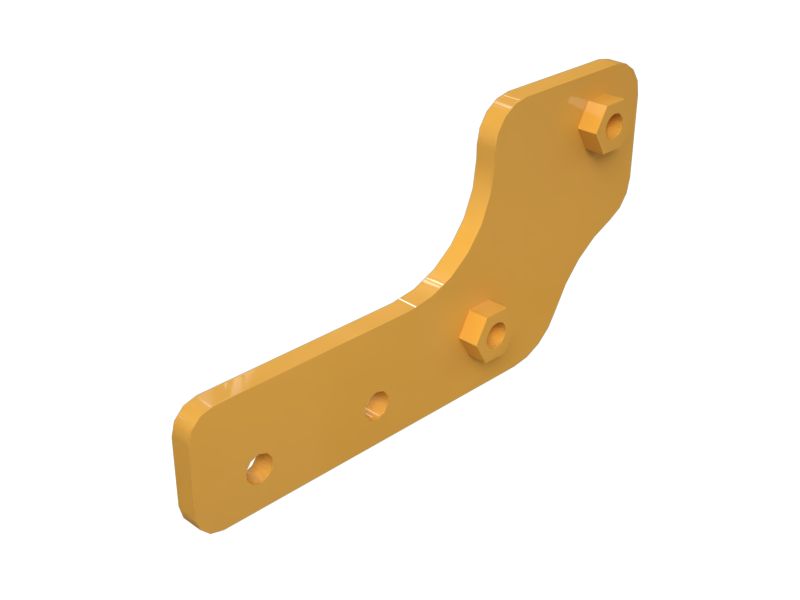 8mm Thick Axle Oil Cooler Lines Support Plate