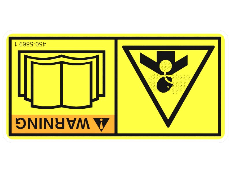 НАКЛЕЙКА С ПРЕДУПРЕЖДЕНИЕМ