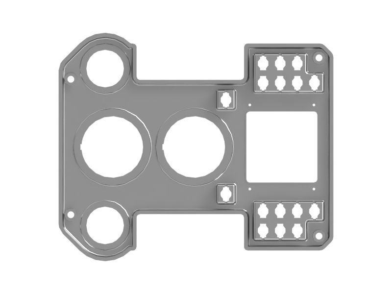 287-8562: Instrumentpanel for måler og advarsel