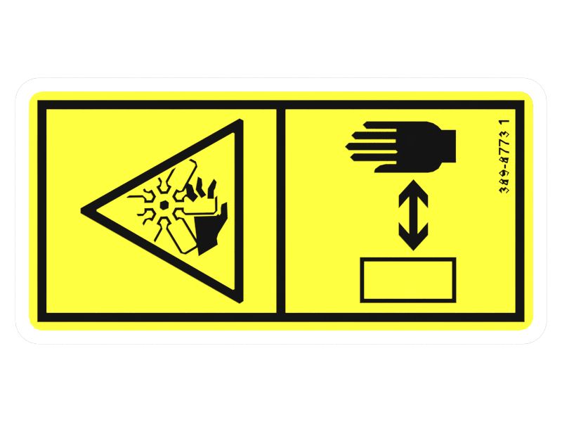 НАКЛЕЙКА С ПРЕДУПРЕЖДЕНИЕМ