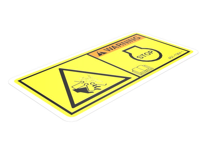 451-1364: НАКЛЕЙКА ПРЕДУПРЕЖДЕНИЯ (F)