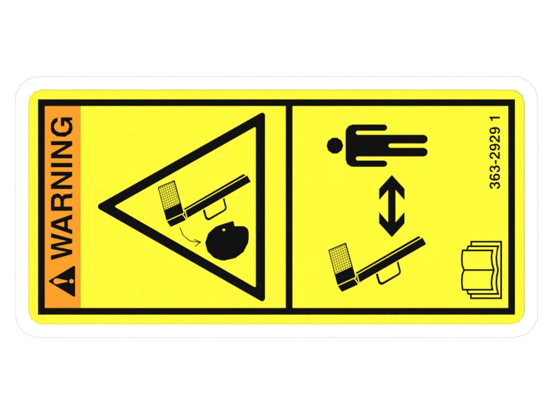 НАКЛЕЙКА С ПРЕДУПРЕЖДЕНИЕМ