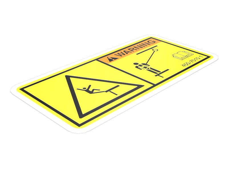 450-7010: НАКЛЕЙКА ПРЕДУПРЕЖДЕНИЯ (F)