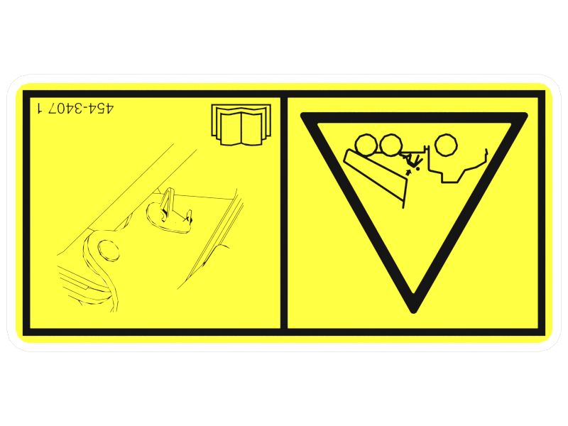 НАКЛЕЙКА С ПРЕДУПРЕЖДЕНИЕМ