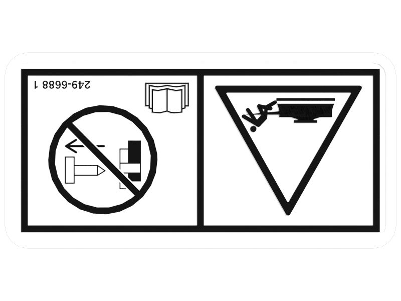 НАКЛЕЙКА ПРЕДУПРЕДИТЕЛЬНАЯ CR