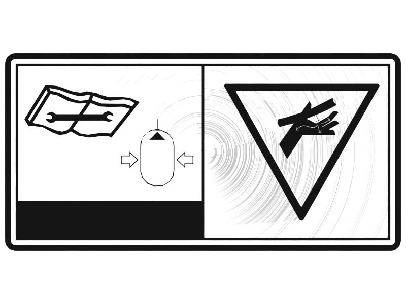 НАКЛЕЙКА С ПРЕДУПРЕЖДЕНИЕМ