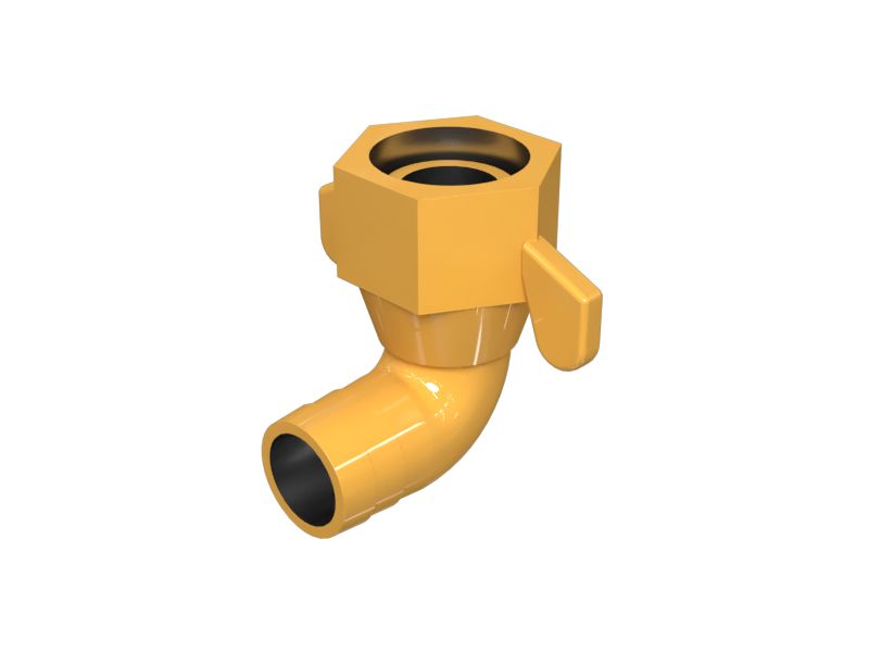 ФИТИНГ КОЛЕНЧАТОГО ПАТРУБКА.