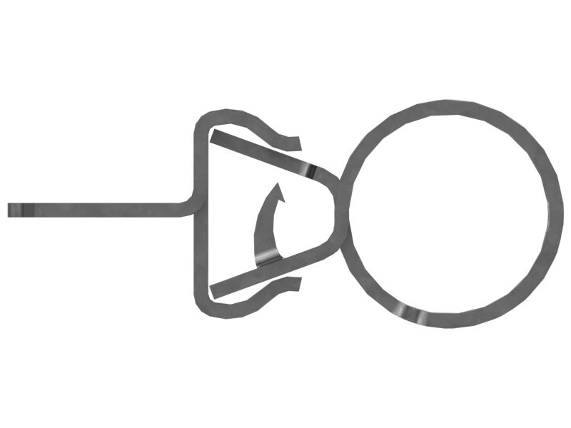 ЗАЖИМ ПРУЖИННОГО СТЕРЖНЯ