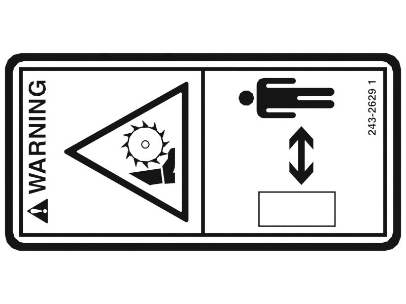 НАКЛЕЙКА ПРЕДУПРЕЖДАЮЩАЯ SA