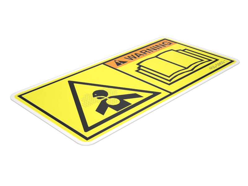 450-5869: НАКЛЕЙКА С ПРЕДУПРЕЖДЕНИЕМ