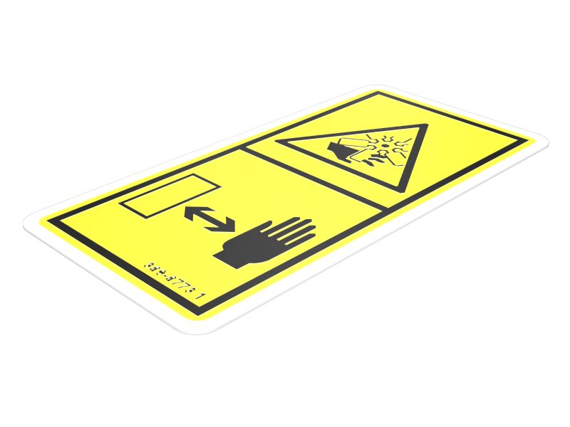 НАКЛЕЙКА С ПРЕДУПРЕЖДЕНИЕМ