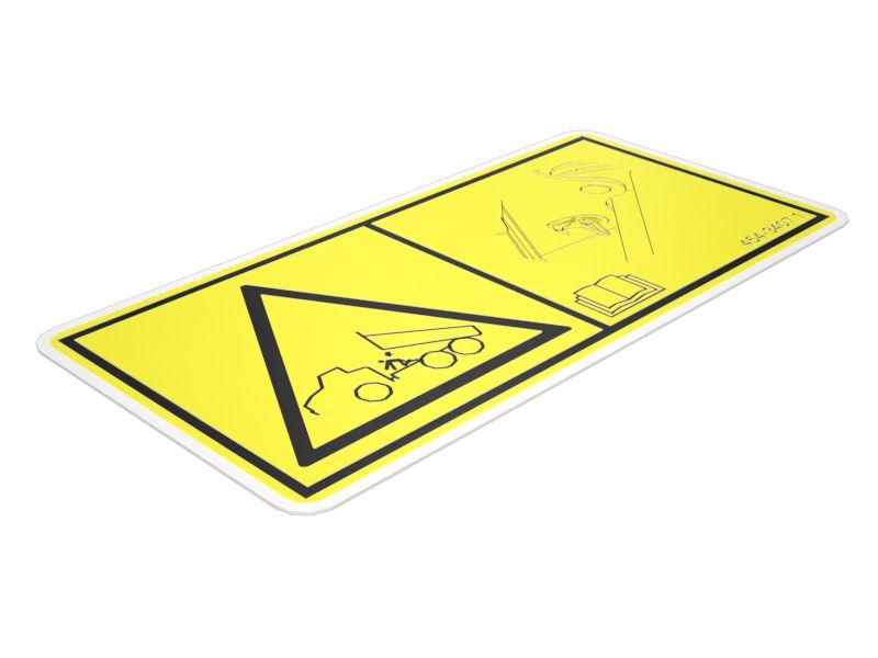 454-3407: НАКЛЕЙКА С ПРЕДУПРЕЖДЕНИЕМ