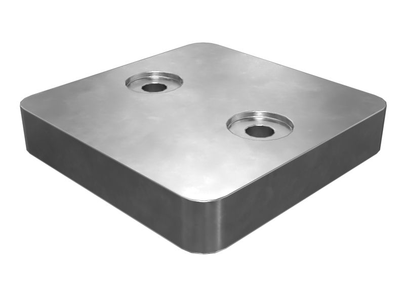 562-6680: 20mm Thick Sensor Mount Plate