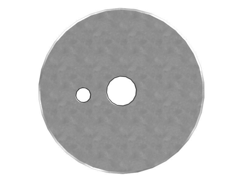 9mm Thick Diaphragm Plate