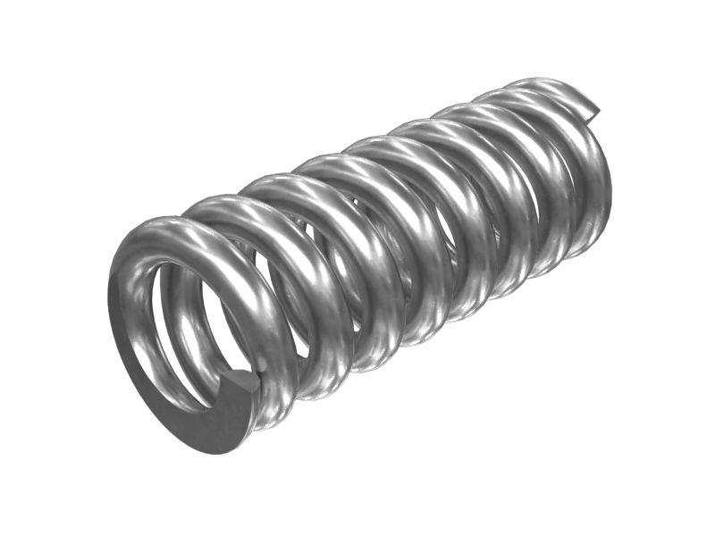 493-2622: Пружина сжатия, диаметр проволоки 4,32 мм
