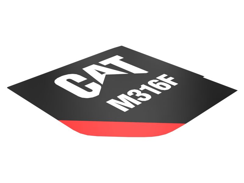 CAT M316F Identification Film