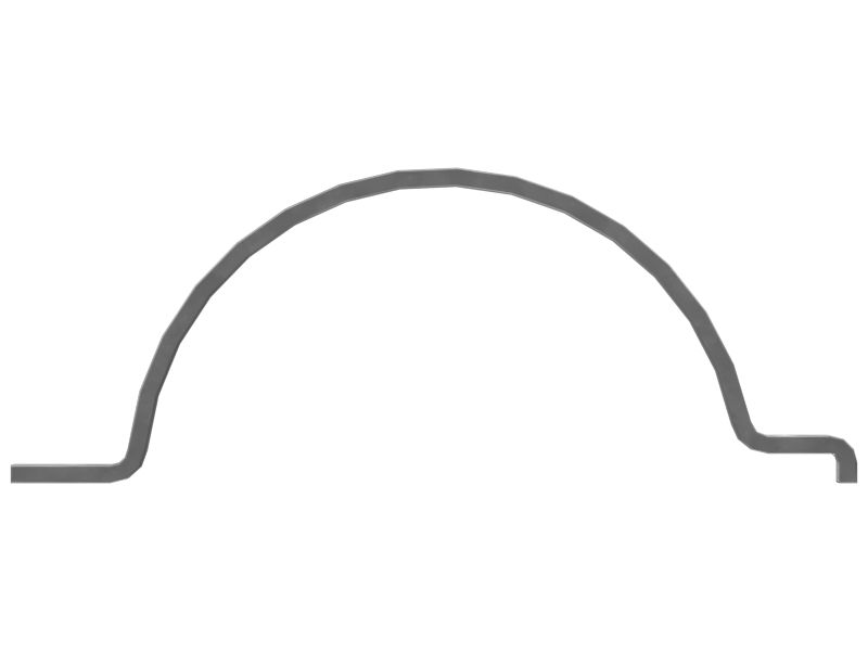 202mm Tube Diameter Stick Cylinder Piping Support