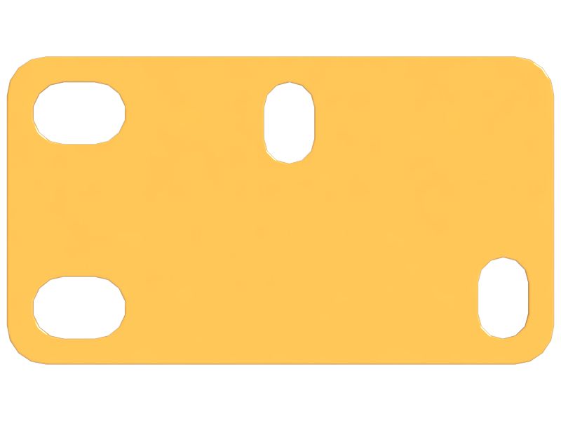 10mm Thick Manual Valve Mount Plate