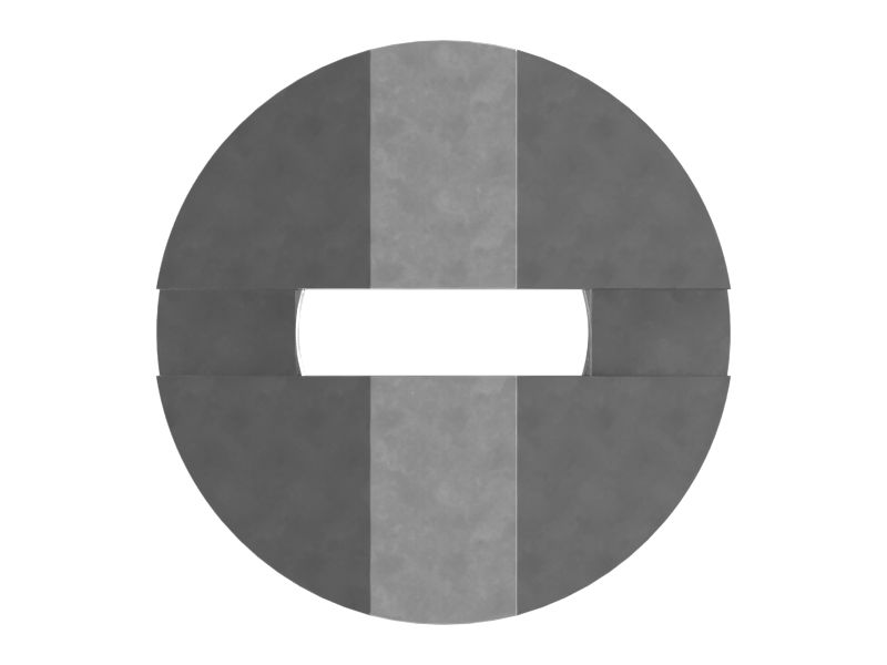 Крепление опоры для датчика, длина 80 мм