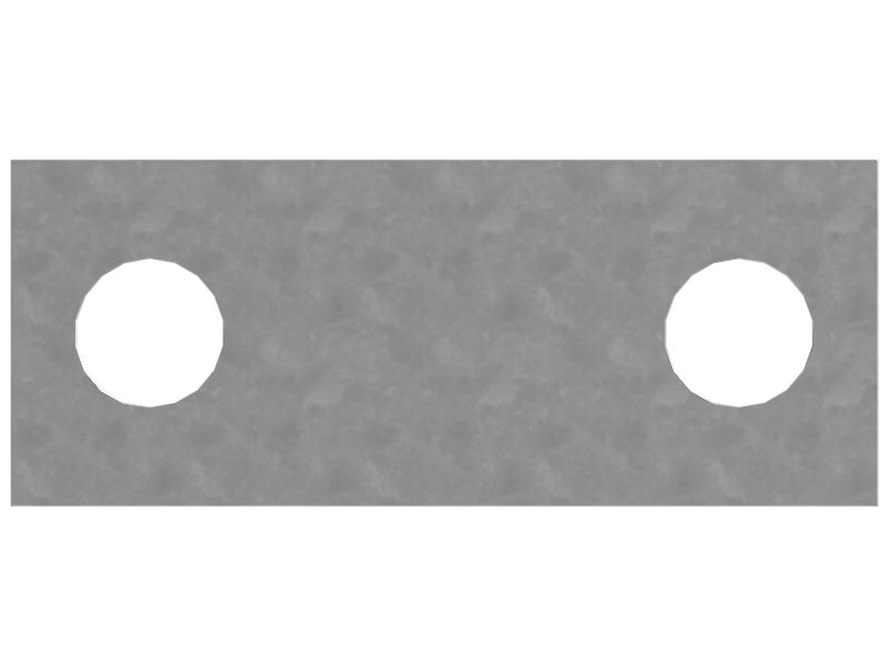 2mm Thick Hinge Support Plate