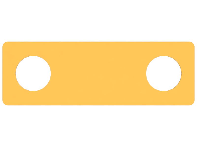 8mm Thick Manual Valve Spacer Plate