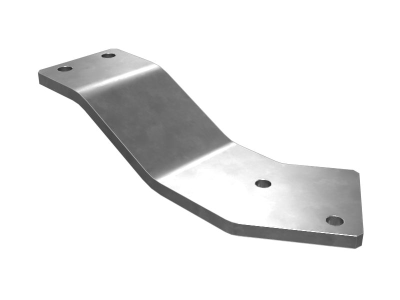 550-5478: 12mm Thick Half Flange Block Support
