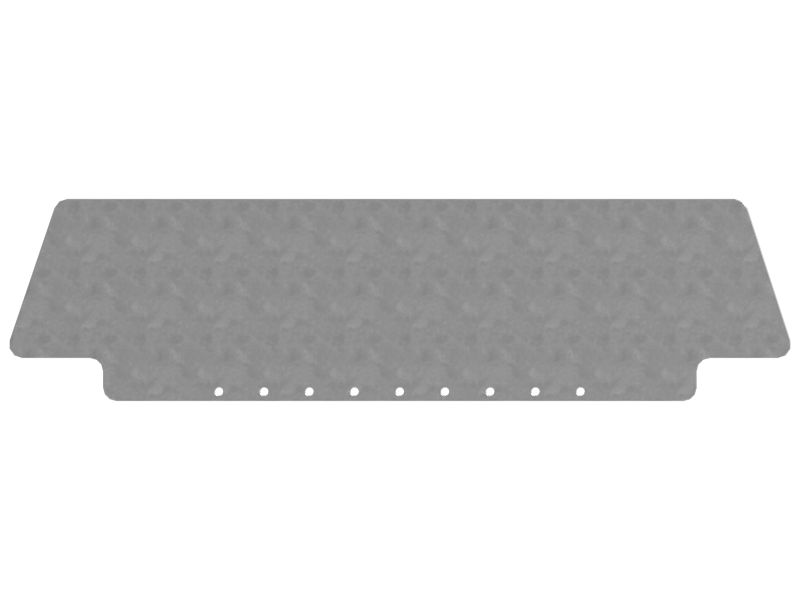 20mm Thick Material Hopper Center Flashing