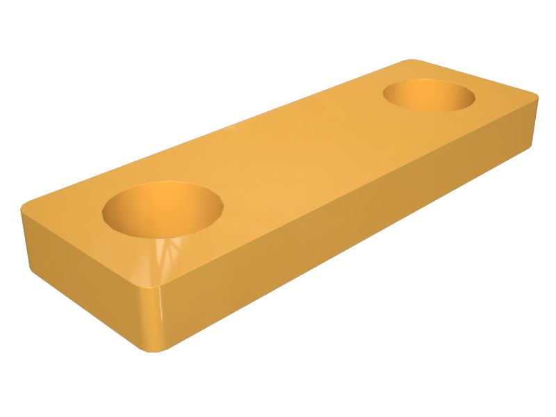 8mm Thick Manual Valve Spacer Plate