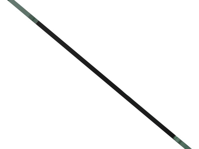 Стекло окна кабины, толщина 9,5 мм