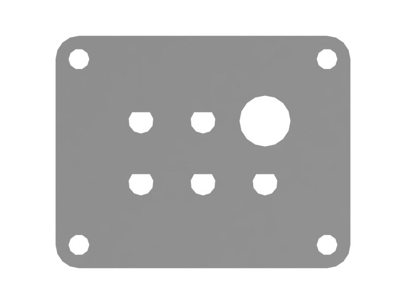 3mm Thick Camera Harness Support Plate