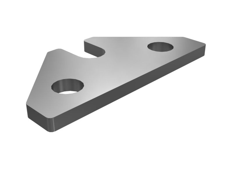 560-6363: 6mm Thickness Screed Top Cover Mounting Plate