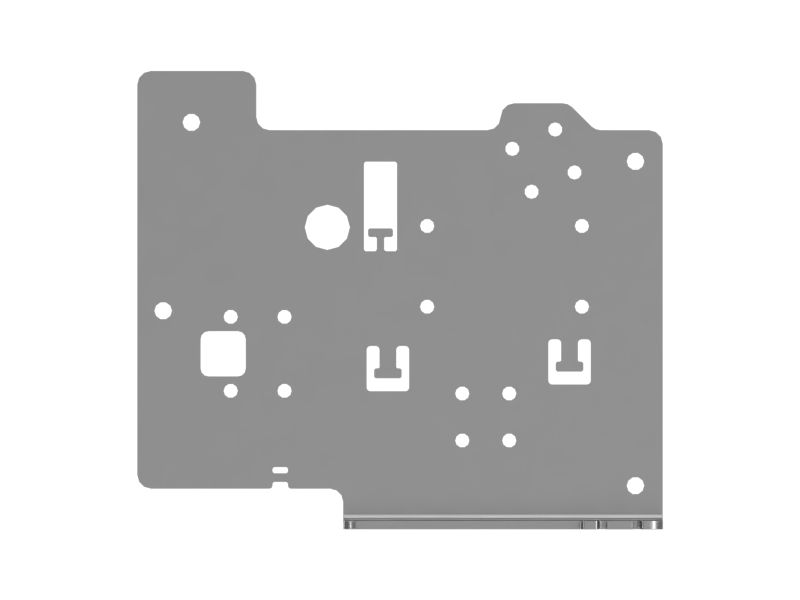 6mm Thick Oil Filter Mount Plate