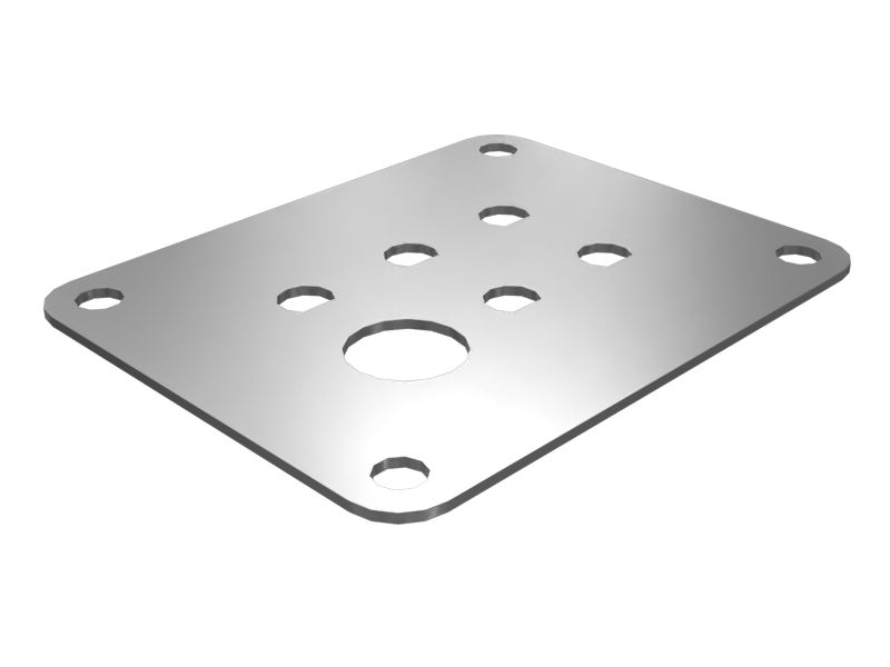 545-5431: 3mm Thick Camera Harness Support Plate