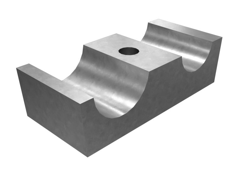 457-8728: 30mm Wide Hose Half Clamp