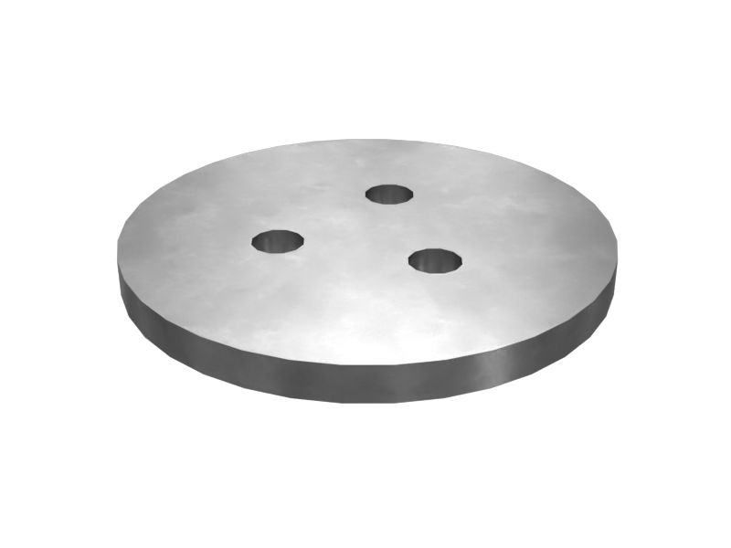 10mm Thick Pin Shaft Retainer Plate