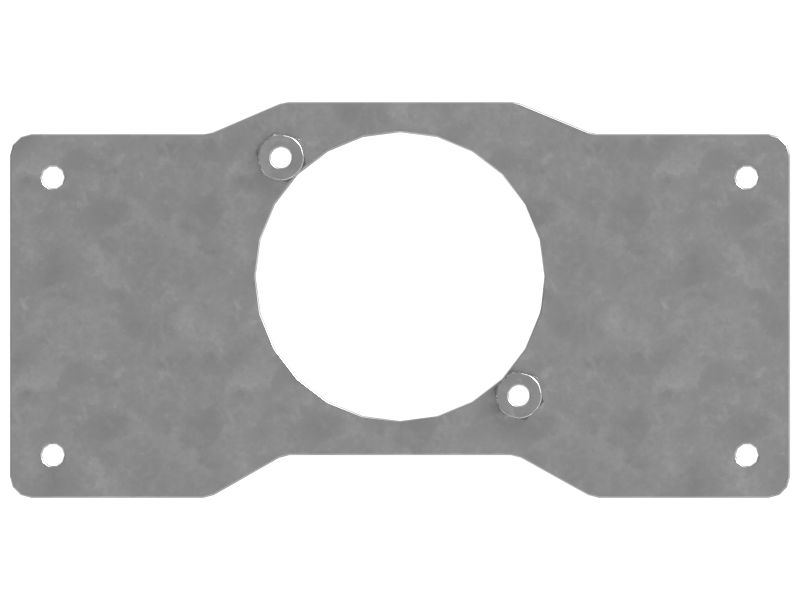 Piston Motor Guard Support Plate