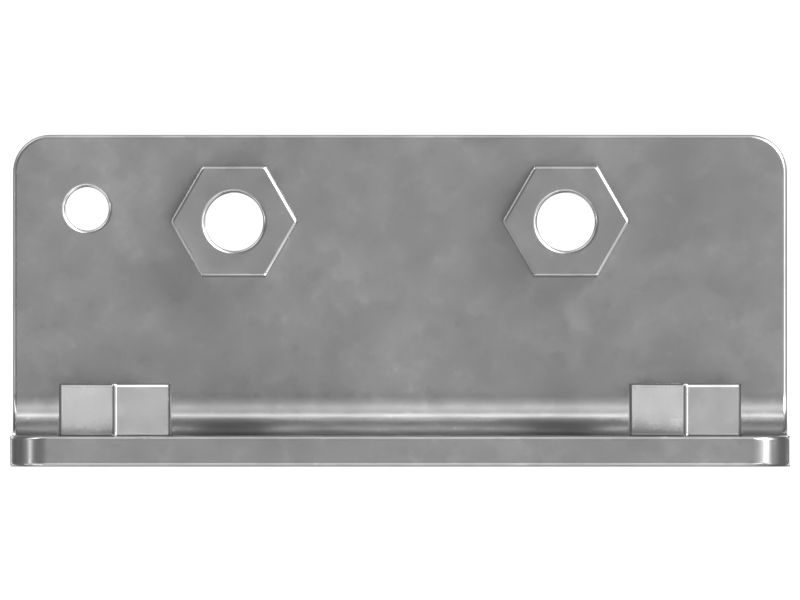 517-2057: 4mm Thickness Quick Coupler Lines Mounting Bracket | Cat ...