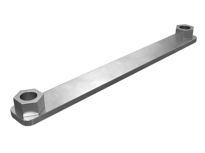 8mm Thickness Oscillating Hitch Mounting Plate