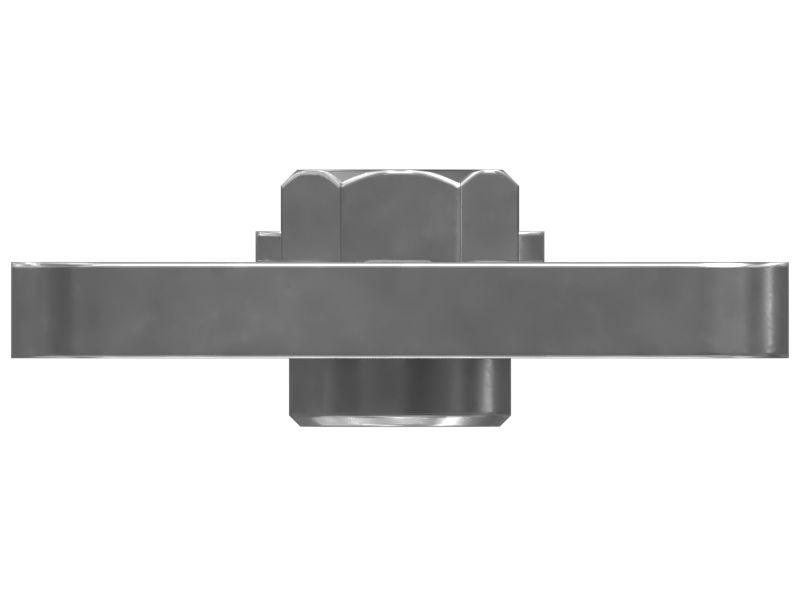 8mm Thick Hydraulic Line Clamp Mounting Plate