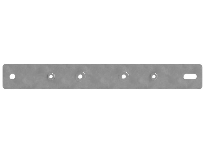 8mm Thick Hydraulic Line Clamp Mounting Plate