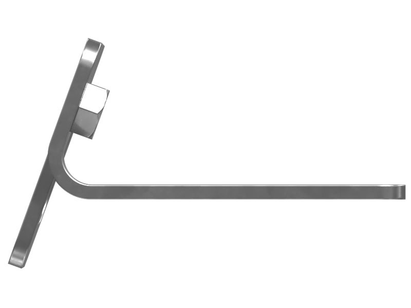 5mm Thickness Hitch Wiring Attachment Plate