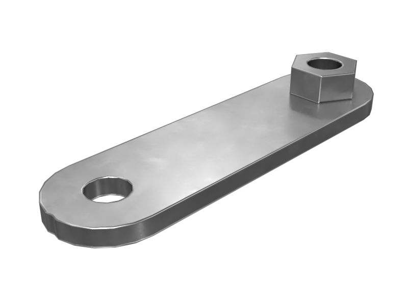 586-4547: 5mm Thickness Fuel Lines Mounting Plate