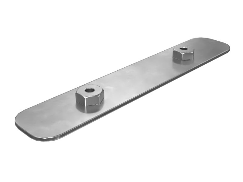 581-4869: 160mm Length Hydraulic Lines Guard Bracket