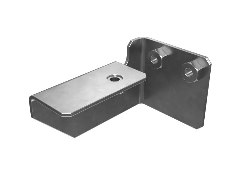 589-5853: 135mm Length Coolant Lines Mounting Plate