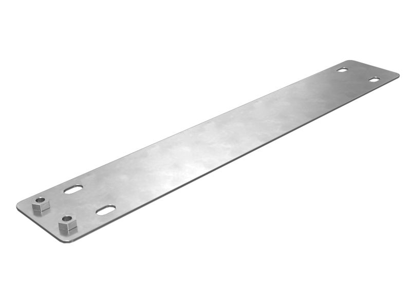 581-2290: 643.2mm Length Handrail Mounting Plate