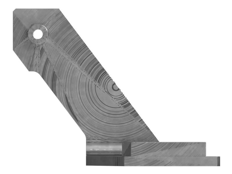 Hydraulic Lines Front Support